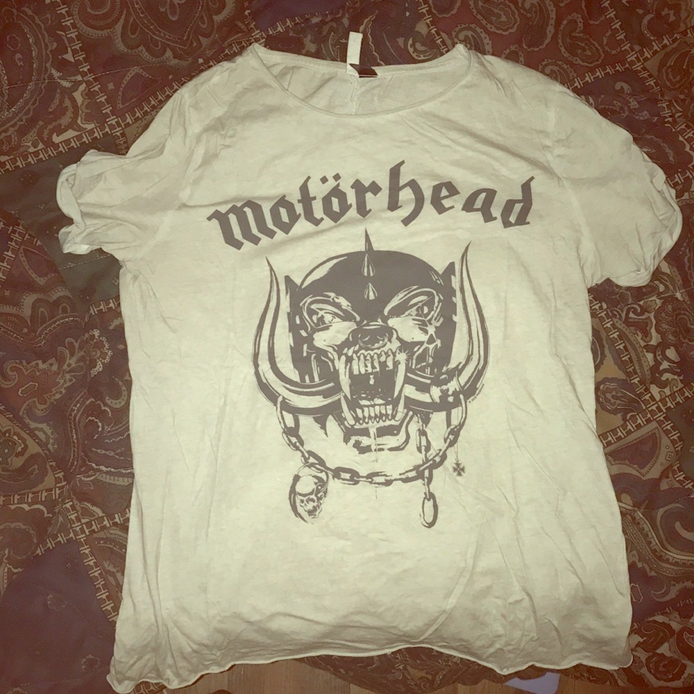 Motörhead Chiffon Tee with Cuffed sleeves